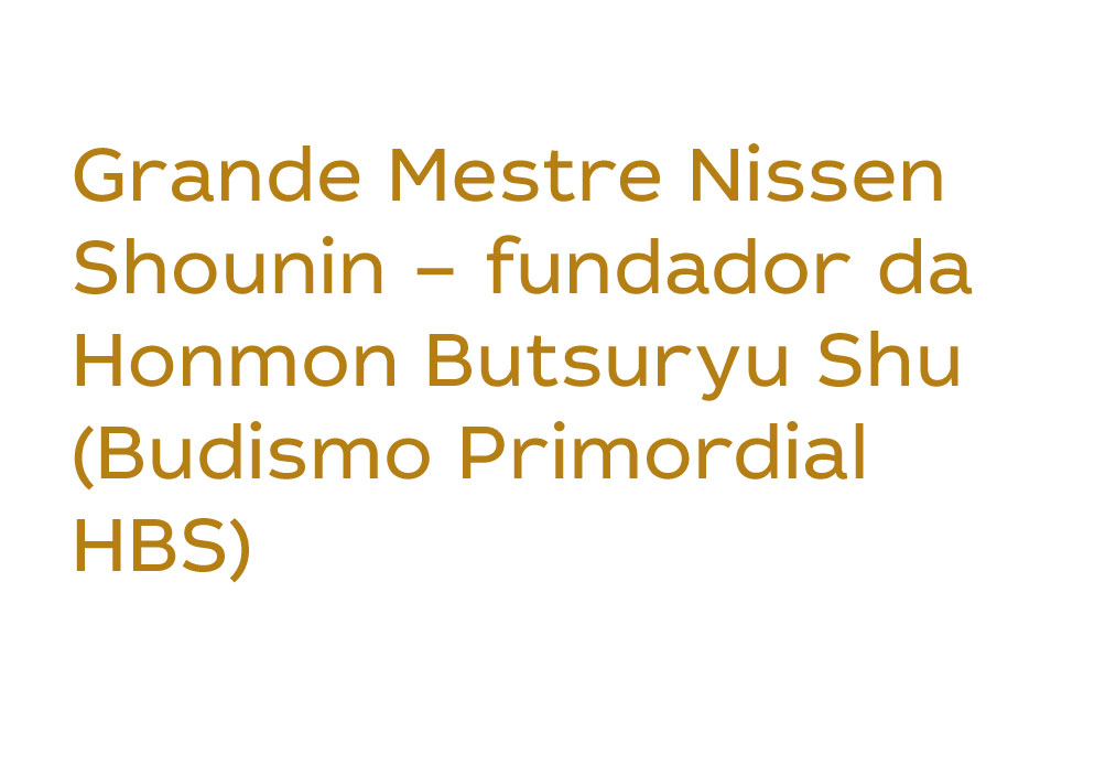 Grande Mestre Nissen Shounin