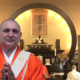 Grande Culto Clebrado pelo Arcebispo Kyouhaku Correia Nitiyuu Shounin Templo OkohamaMyoshinji 妙深寺