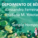 Depoimento de Alessandro F. Sato e Tathiana M. Yokota Sato do Templo Hompoji As virtudes das 10 mil orações