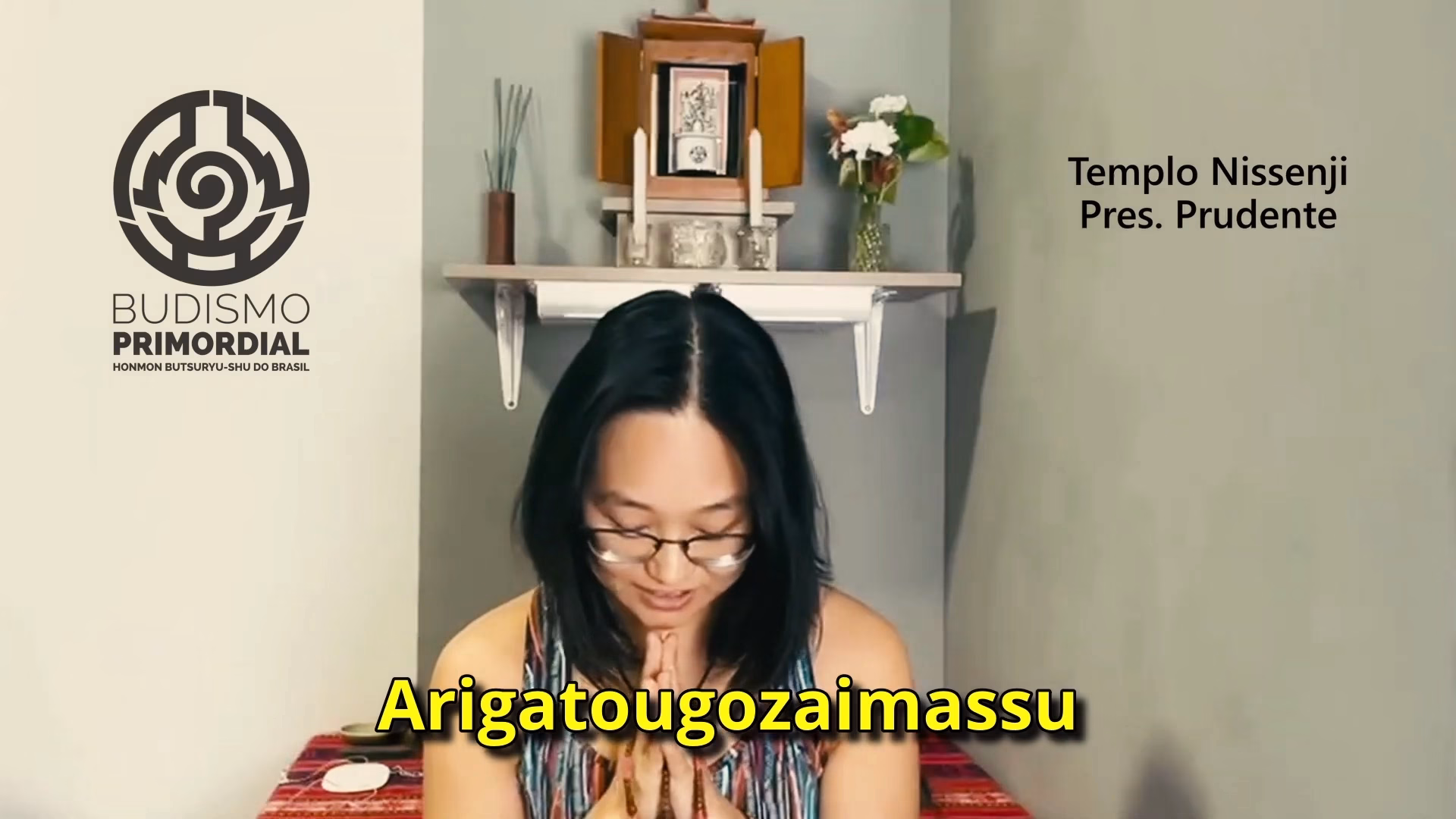 Depoimento da Michele Tamogami do Templo Nissenji.