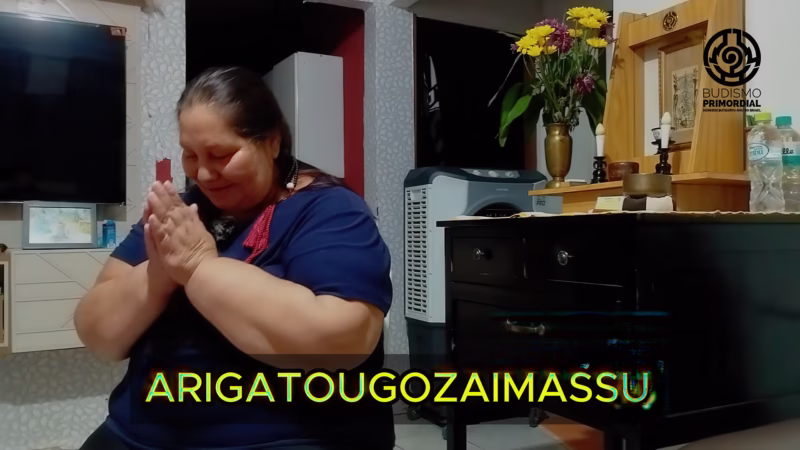 O Reencontro com o Darma Sagrado. Depoimento de Bênção - Cleusa Valero do Templo Honmyoji.