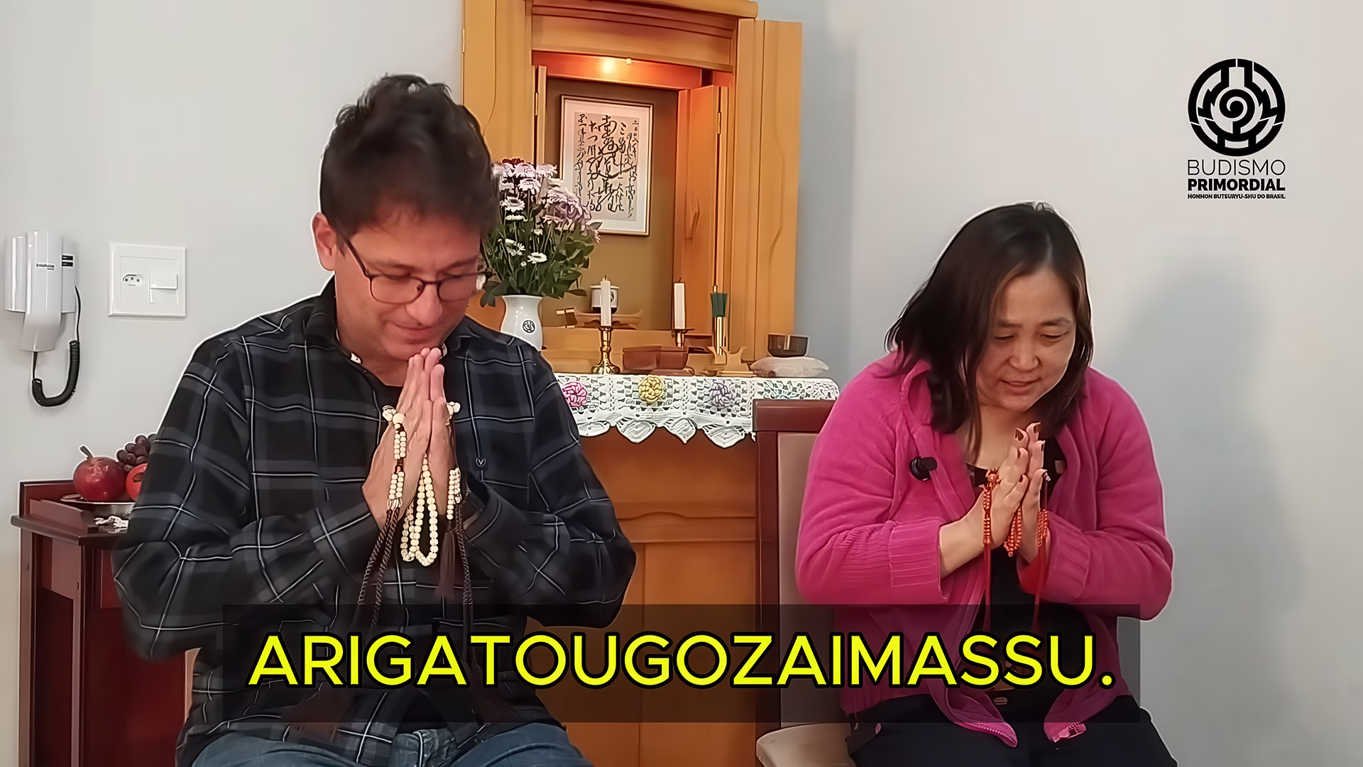 Bênção da Superação. 
 -Depoimento de Bênção de Sandra Takata da Costa e Marcelo da Costa do Templo Hompoji. 