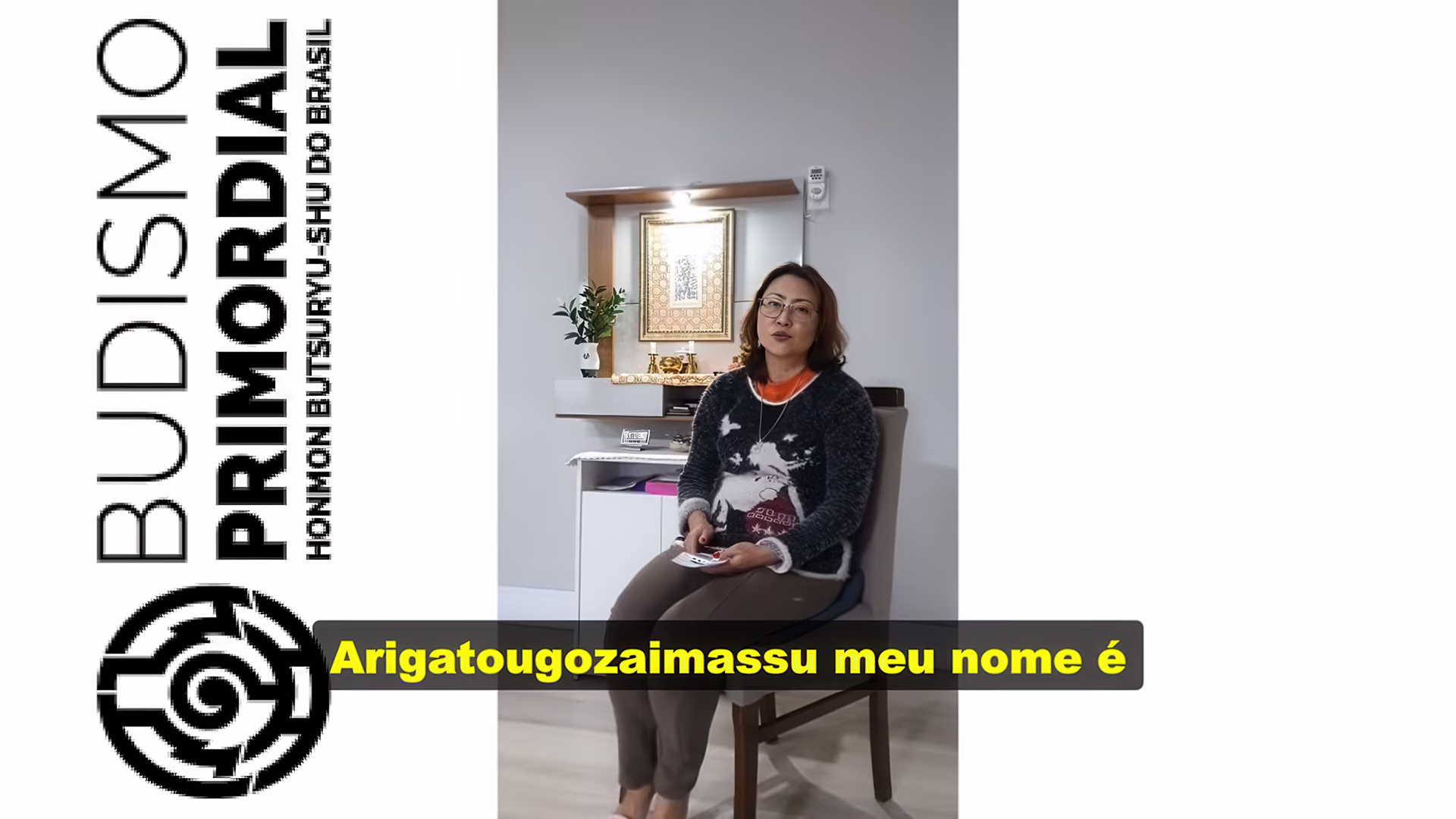 A Grande Bênção de estar bem.
-Depoimento de bênção da fiel Andreia Okadahara do Templo Nyorenji de Curitiba.
